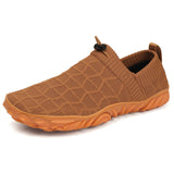 Men & Women Barefoot Shoes, Breathable Knit Non‑Slip Outdoor Walking Sneakers