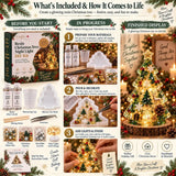 Free Express Shipping –DIY Resin Christmas Tree Night Light Kit — Beginner-Friendly, Complete Set