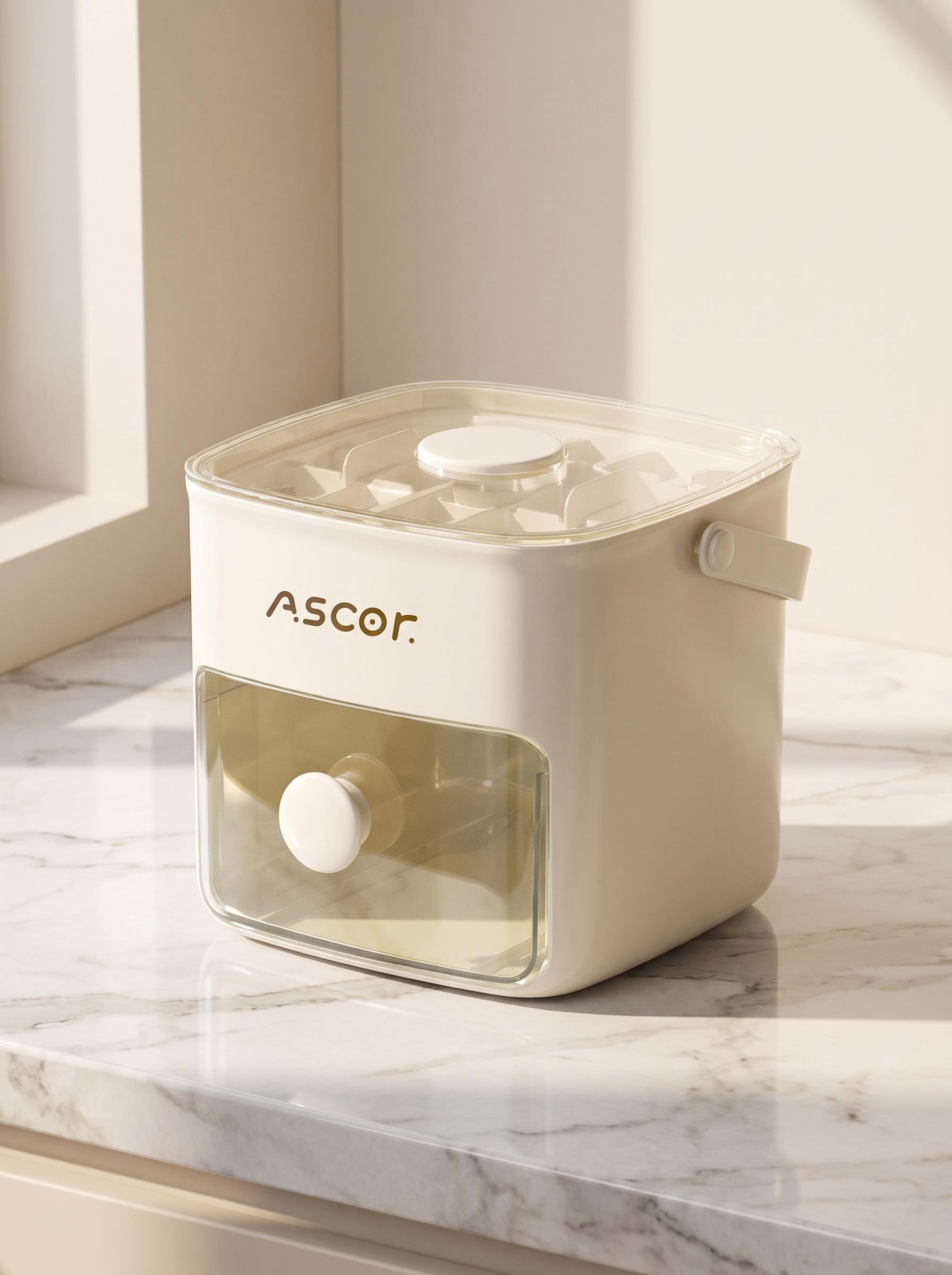 🔥 Limited-time offer: Push-button ice cube tray, ice ball mould, large-capacity ice storage tray, food-grade ice tray for home use