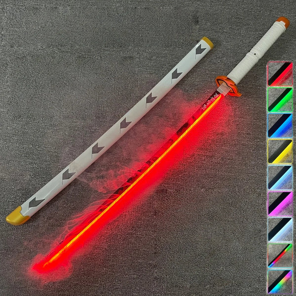 Free Express Shipping – Anime LED Cosplay Sword – Glowing Cosplay Sword with Real Smoke Effect
