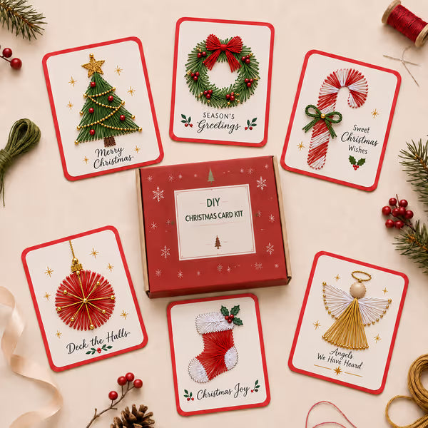 🎄 Merry & Bright Christmas DIY Kit (6 pcs)– Free Express Shipping