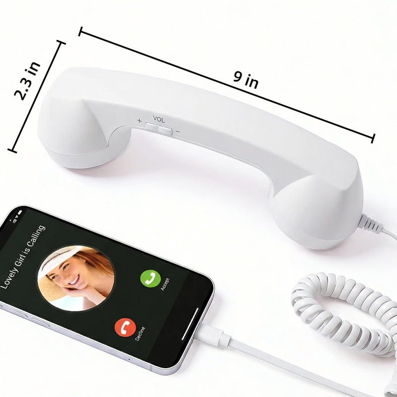 Free Express Shipping – Reduce Radiation & Talk in Style — Retro Phone Handset for iPhone & Android