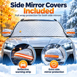🚗☀️❄️ Windshield sun and snow protection – Universal, Premium quality ✨