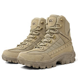 Men's Tactical Combat Boots | Non-Slip Wearproof High Tops for Hiking & Training — Free Socks Included