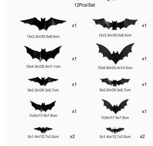 Free Express Shipping –Spooky Glow 3D Bat Lights