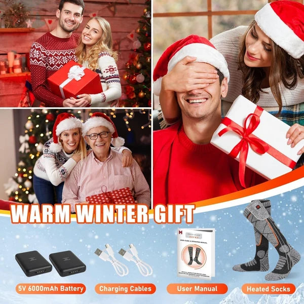 Free Express Shipping – Rechargeable Heated Socks for Men & Women