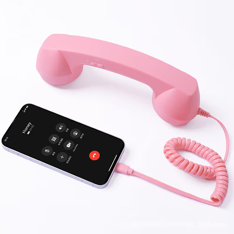 Free Express Shipping – Reduce Radiation & Talk in Style — Retro Phone Handset for iPhone & Android