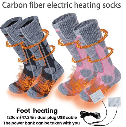 Free Express Shipping – Rechargeable Heated Socks for Men & Women