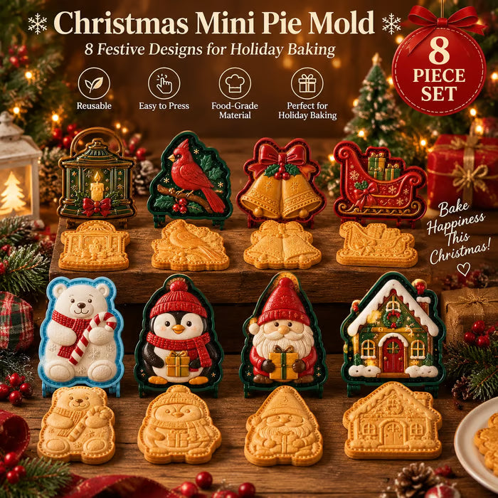 🎅🍪Christmas Mini Pie Mold – Free Express Shipping