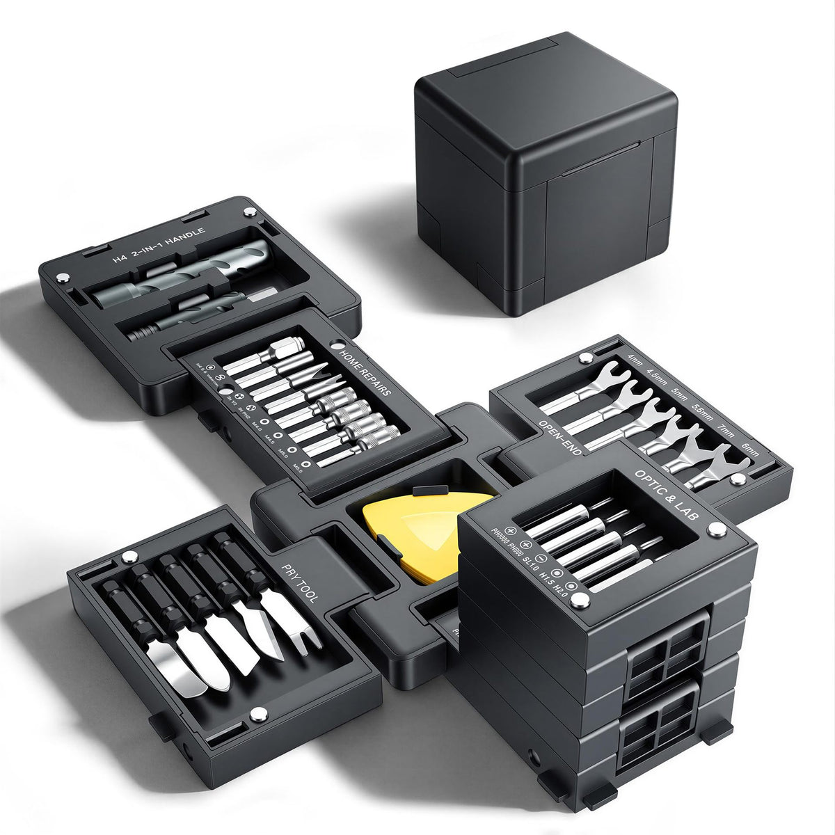 🔧 Magnetic 55-in-1 Screwdriver Set, Perfect For Tiny & Tight – RepairsFree Express Shipping