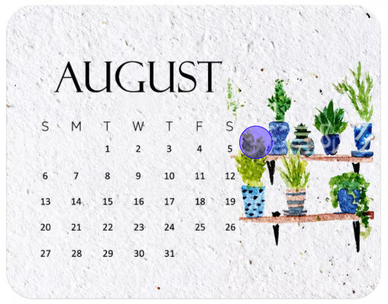 🌱Eco-Friendly Plantable “Timeless” Seed Calendar 2027 – Free Express Shipping