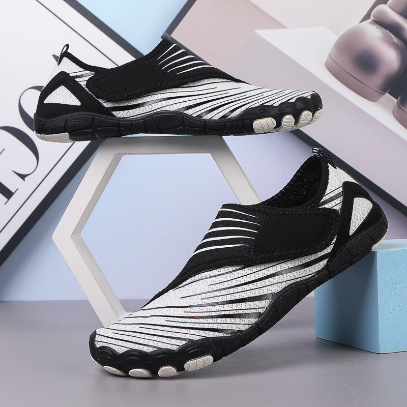 Barefoot Water Shoes With Quick‑Drain Soft Sole, Sweat‑Wicking Cooling Insoles