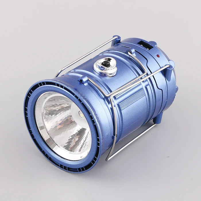 Solar + USB Camping Lantern Flashlight