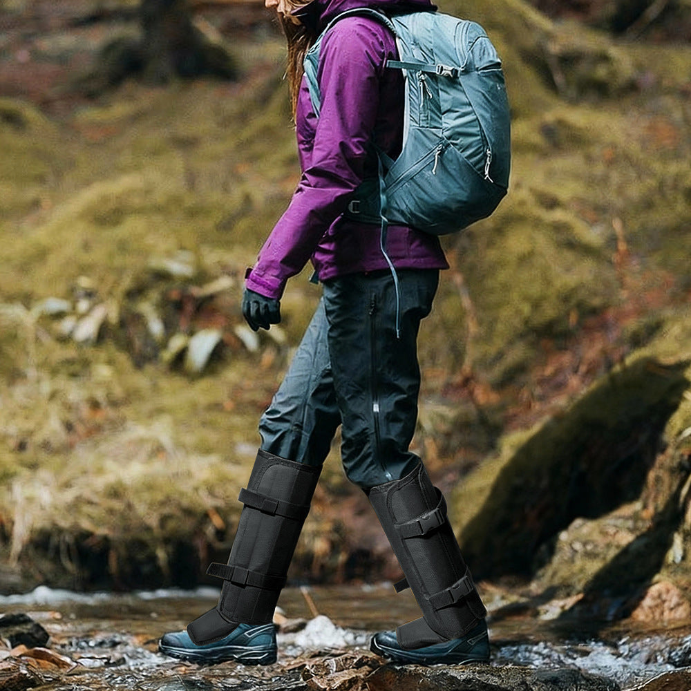 Anti-Stab Snake Bite Leg Guards, Breathable Durable Hiking Gaiters One Size