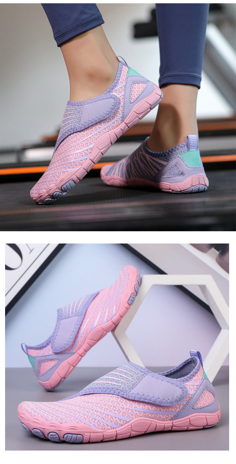 Barefoot Water Shoes With Quick‑Drain Soft Sole, Sweat‑Wicking Cooling Insoles