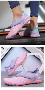 Barefoot Water Shoes With Quick‑Drain Soft Sole, Sweat‑Wicking Cooling Insoles