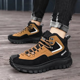 Men's Outdoor Hiking Boots - Waterproof, Non-Slip, Puncture-Proof And Smash-Proof; Correct Arch Support And Wide Toe - Suitable For Daily Wear And Outdoor Adventures