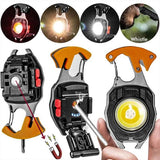 💥LAST DAY SALE 50%OFF💥💡8-in-1 Multifunctional Keychain Flashlight🔦🌈