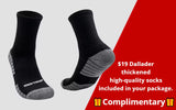 Men's Tactical Combat Boots | Non-Slip Wearproof High Tops for Hiking & Training — Free Socks Included