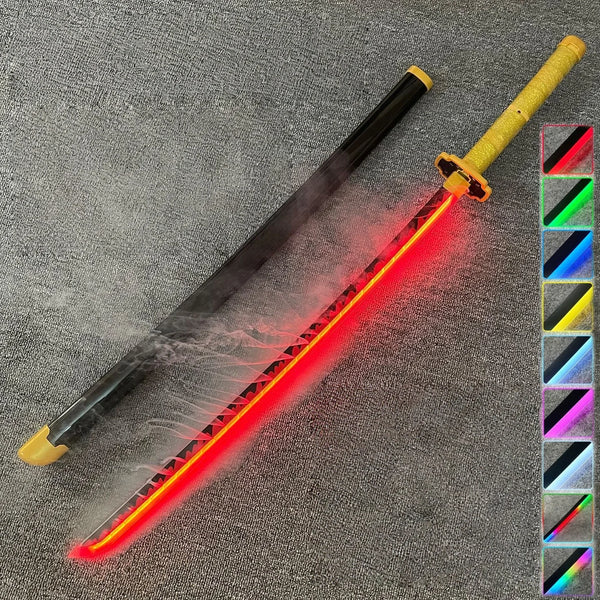 Free Express Shipping – Anime LED Cosplay Sword – Glowing Cosplay Sword with Real Smoke Effect
