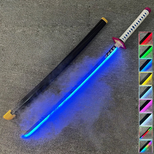 Free Express Shipping – Anime LED Cosplay Sword – Glowing Cosplay Sword with Real Smoke Effect